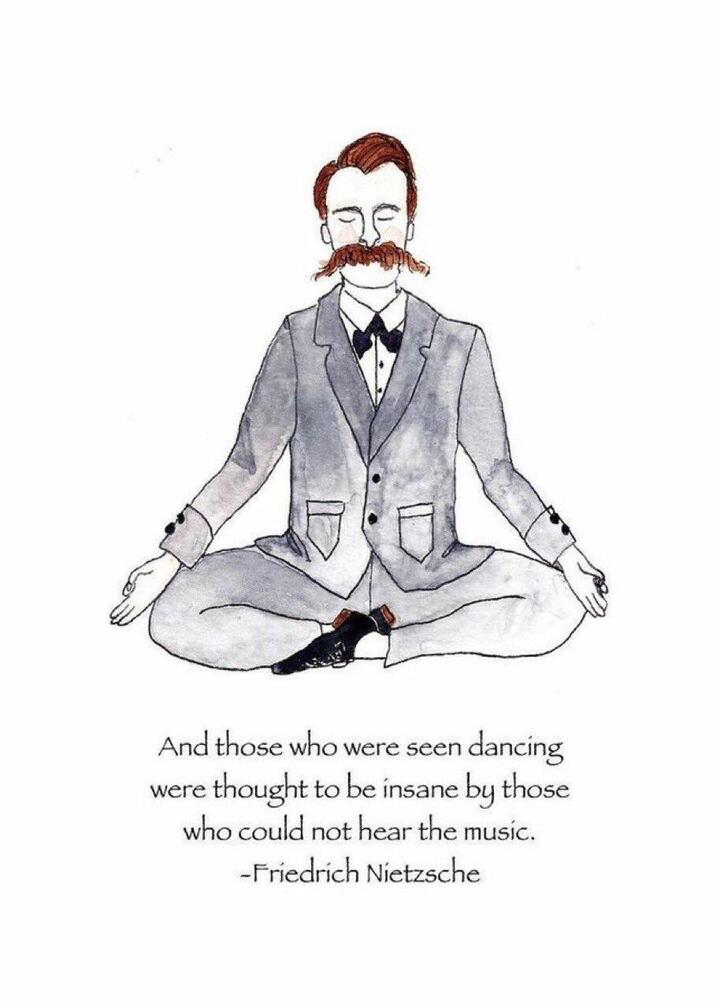 And those who were seen dancing were thought to be insane …