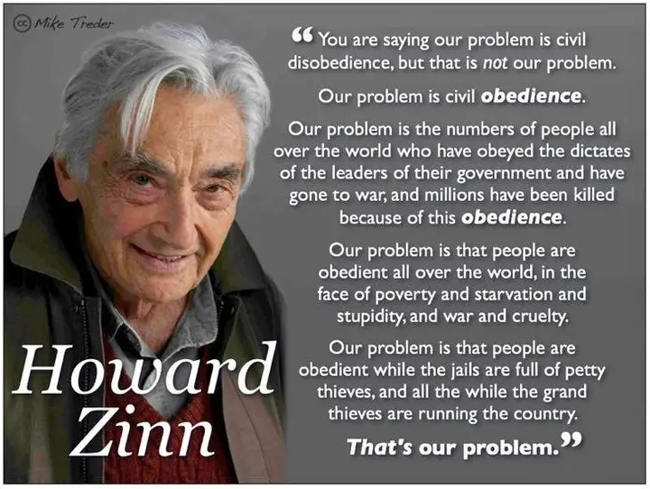 Civil disobedience is not our problem. …