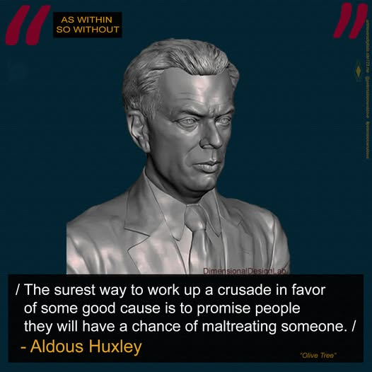 The surest way to work up a crusade in favor of some good cause, …